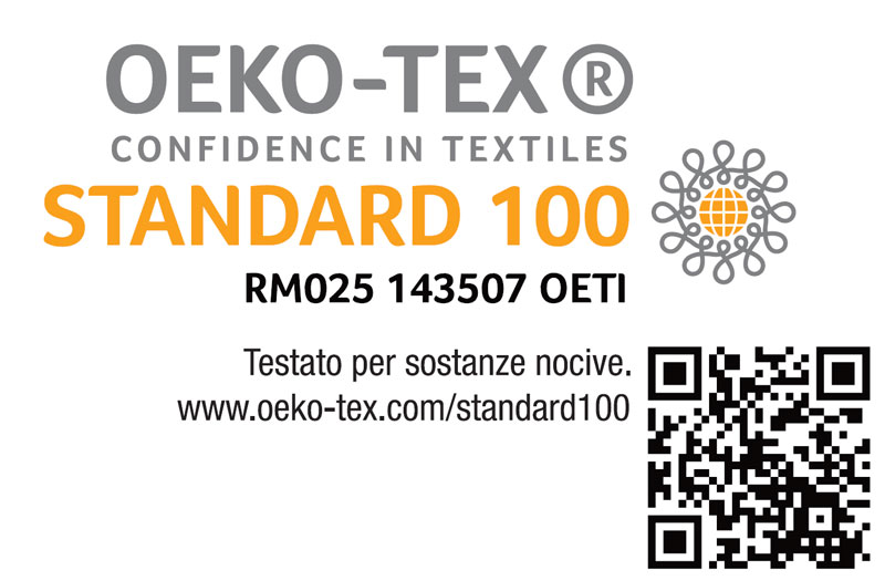 Goldflex Certificazione Oeko-Tex Classe 1 Standard 100
