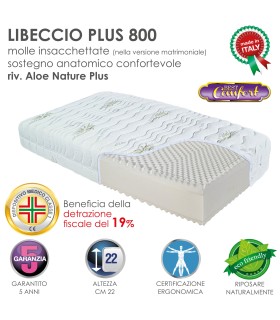Letto Juanita Lux Piazza e Mezza Contenitore Eco 01 Bianco