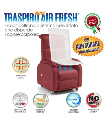 Copripoltrona Traspiro Air Fresh RINFRESCANTE