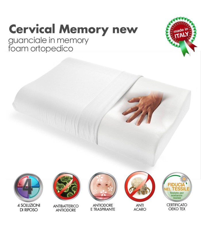 Cuscino Memory Cervical Singolo XFEED