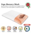 Cuscino Ergo Memory Wash Singolo