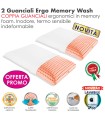 Coppia Cuscini Ergo Memory Wash