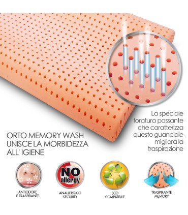Cuscino Orto Memory Wash