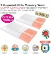 Cuscino Orto Memory Wash Coppia