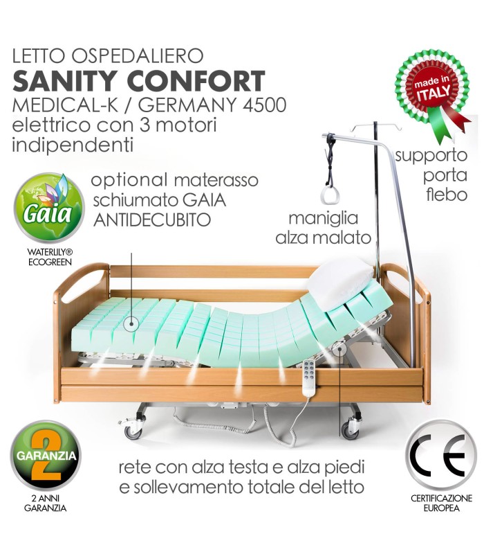 Letto Sanitario Ospedaliero XFEED