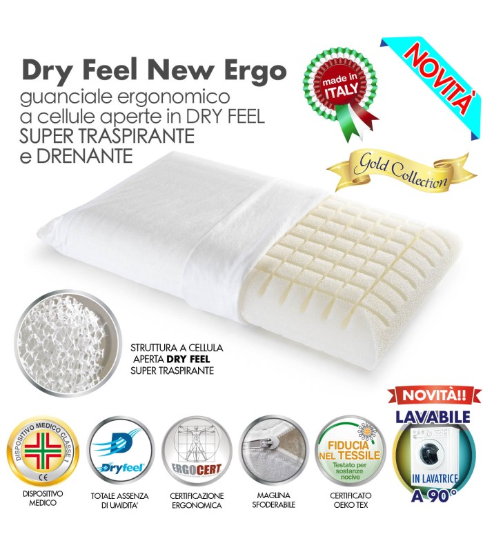 Cuscino Dry Feel New Ergo XFEED