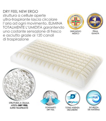 Cuscino Dry Feel New Ergo