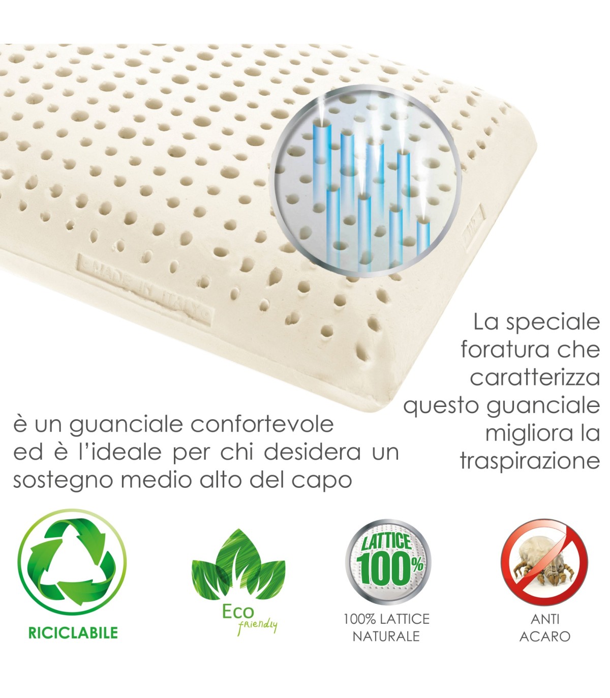 Cuscino ORTOPEDICO Lattice