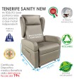 Poltrona Tenerife Sanity New 16 Grigio