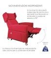 Poltrona Sanity Evolution Dream 44 Rosso