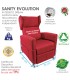 Poltrona Sanity Evolution Dream 44 Rosso