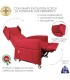 Poltrona Sanity Evolution Dream 44 Rosso