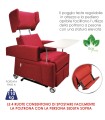 Poltrona Sanity Evolution Dream 44 Rosso