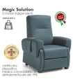 Poltrona Magic Solution Reclinabile Relax Dream 40 Verde
