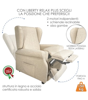 Poltrona Liberty Relax Plus Reclinabile Relax