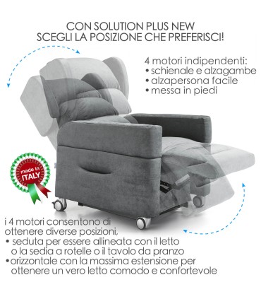 Poltrona Solution Plus New Reclinabile Relax