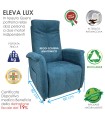 Poltrona Eleva Lux Queens Petrol