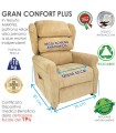 Poltrona Gran Confort Plus Marvel 12 Cammello