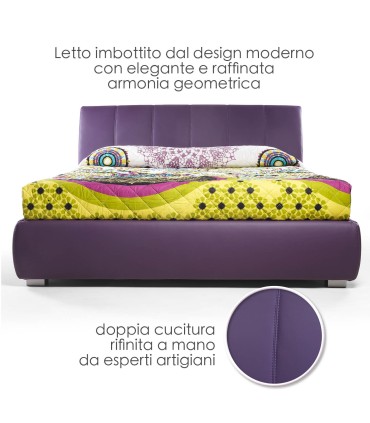 Letto Beautiful Line Imbottito Sconto