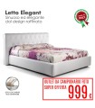 Letto Elegant Imbottito capitonne' OUTLET