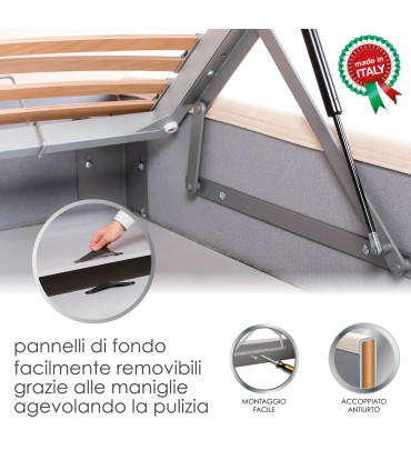 Letto Riquadro Contenitore su misura