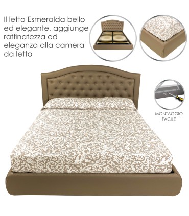 Letto Esmeralda New Contenitore Matrimoniale