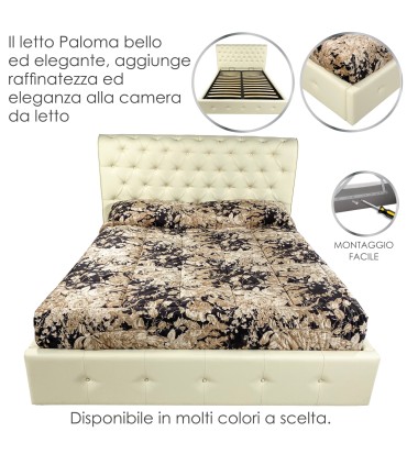 Letto Paloma New Contenitore Matrimoniale