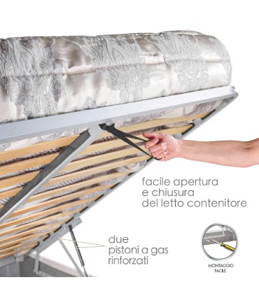 Letto Paloma New Contenitore Matrimoniale