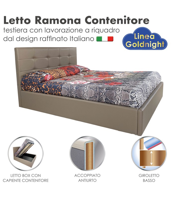 Letto Ramona New Contenitore Matrimoniale