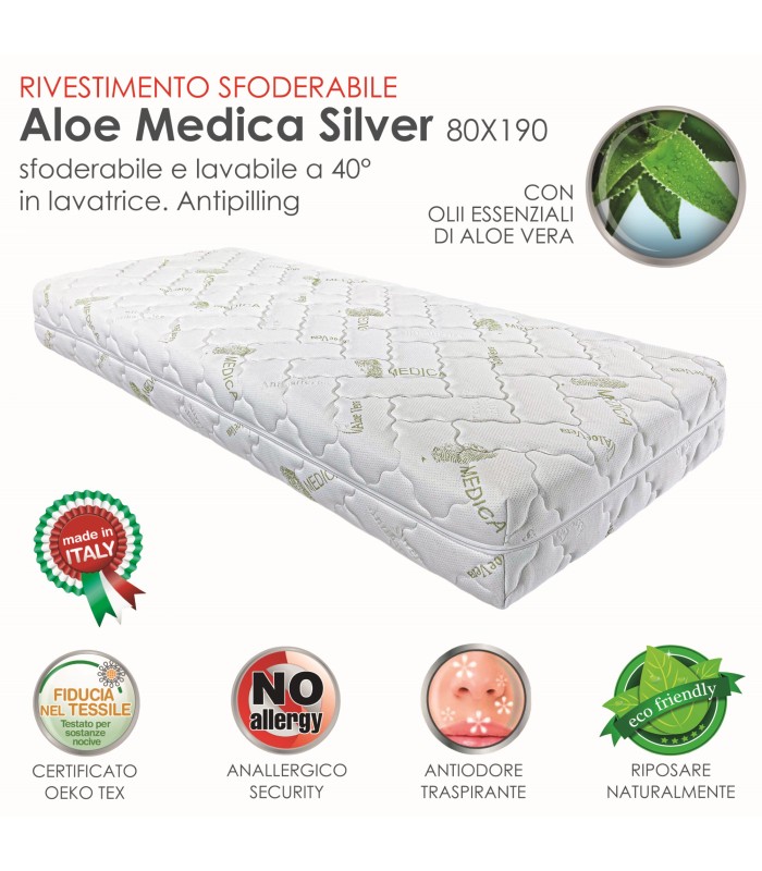 Rivestimento Aloe Medica Silver Singolo XFEED