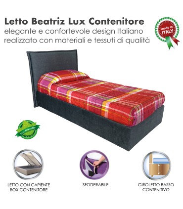 Letto Beatriz Lux Contenitore Singolo