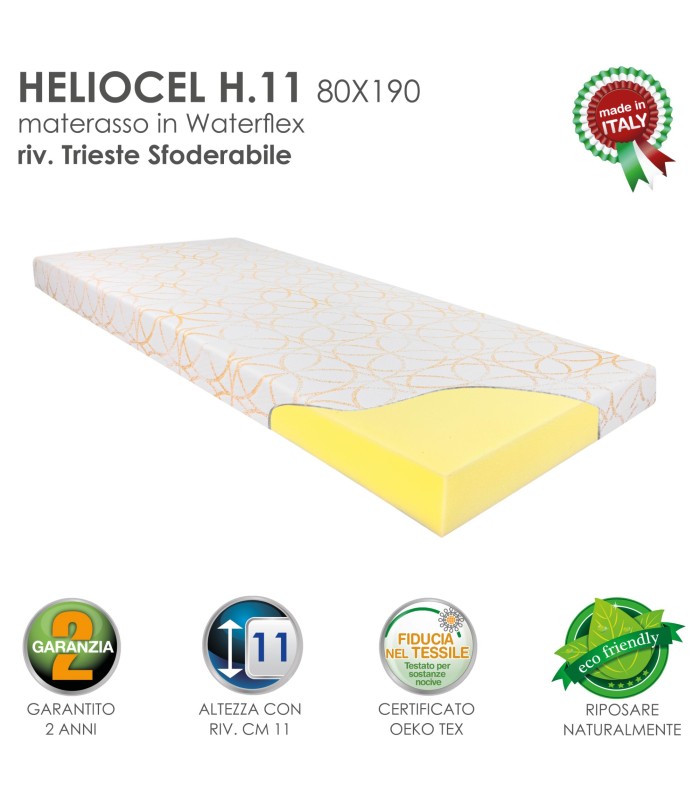 Materasso Heliocel Singolo Sinuoso XFEED