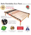 Rete Fiordaliso ECO Doghe in Legno Piazza e Mezza XFEED