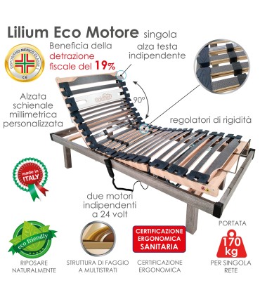 Rete Lilium Eco Motorizzata a Doghe Singola