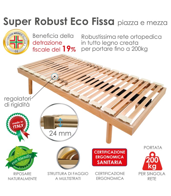 Rete Super Robust Resistant ECO Fissa Piazza e Mezza XFEED