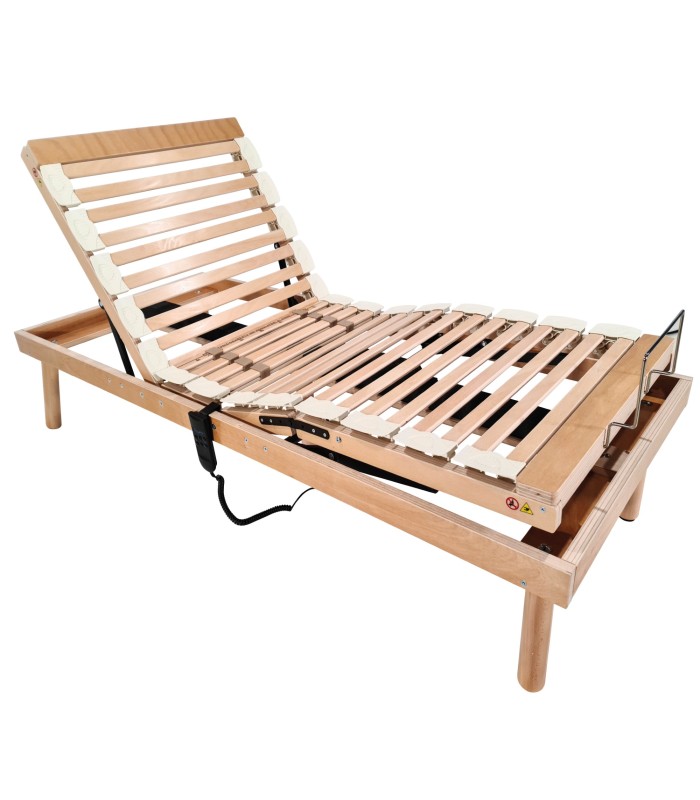 rete elettrica rete doghe legno matrimoniale