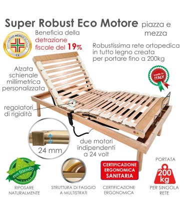 Rete Super Robust Resistant ECO Motore Piazza e Mezza