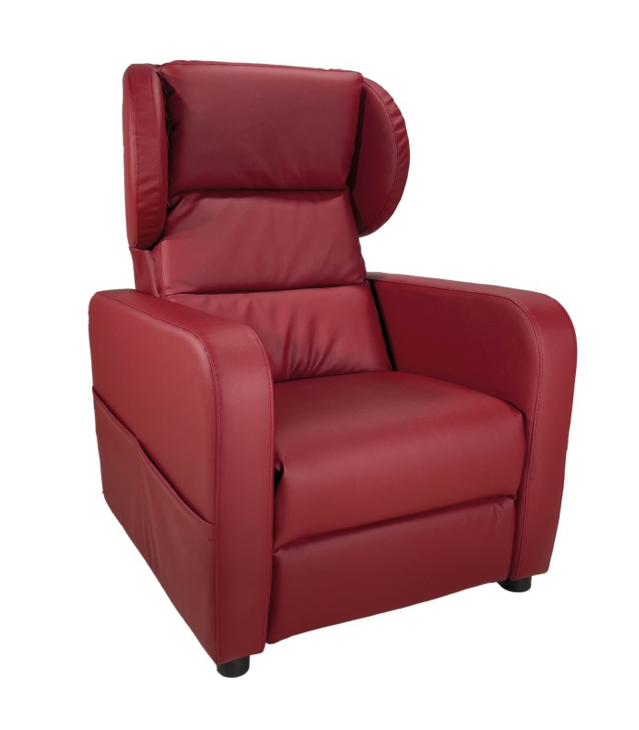 Poltrona Favignana Lux Stella 17 Bordeaux XFEED