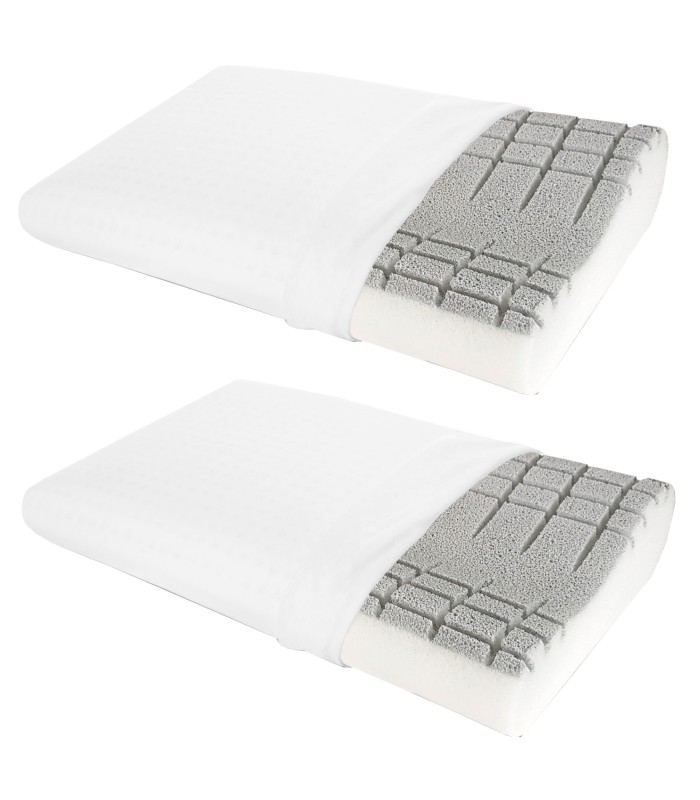 Coppia Cuscini Fresh Silver Orto XFEED