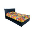 Letto Beatriz Lux Contenitore Piazza e Mezza Deep Ocean XFEED