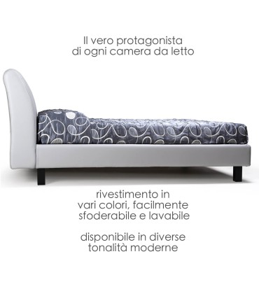 Letto Beautiful Line Imbottito Lift