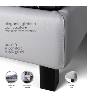 Letto Beautiful Line Imbottito Lift