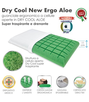 Cuscino Dry Cool New Aloe Ergo
