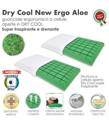 Cuscino Dry Cool New Aloe Ergo