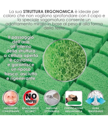 Cuscino Dry Cool New Aloe Ergo