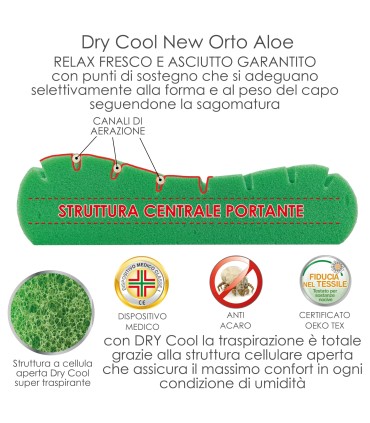 Cuscino Dry Cool New Aloe Orto