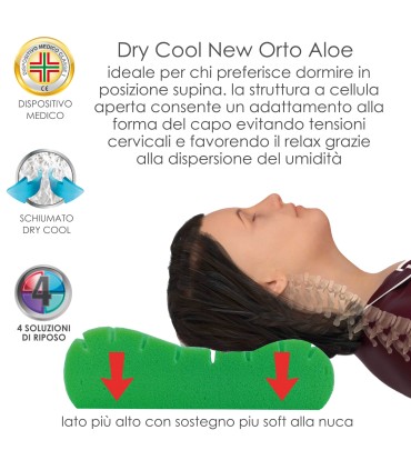 Cuscino Dry Cool New Aloe Orto