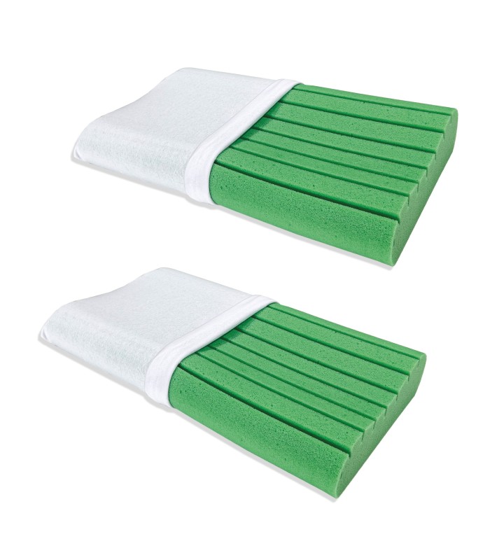 Coppia Cuscini Dry Cool New Aloe Orto