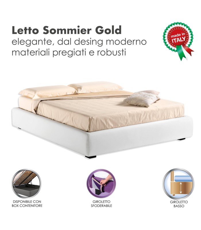 Letto Sommier Gold Imbottito