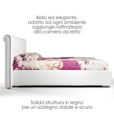 Letto Elegant Imbottito capitonne'